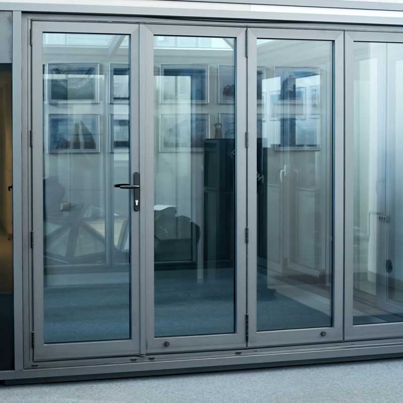 Bi-fold aluminium doors